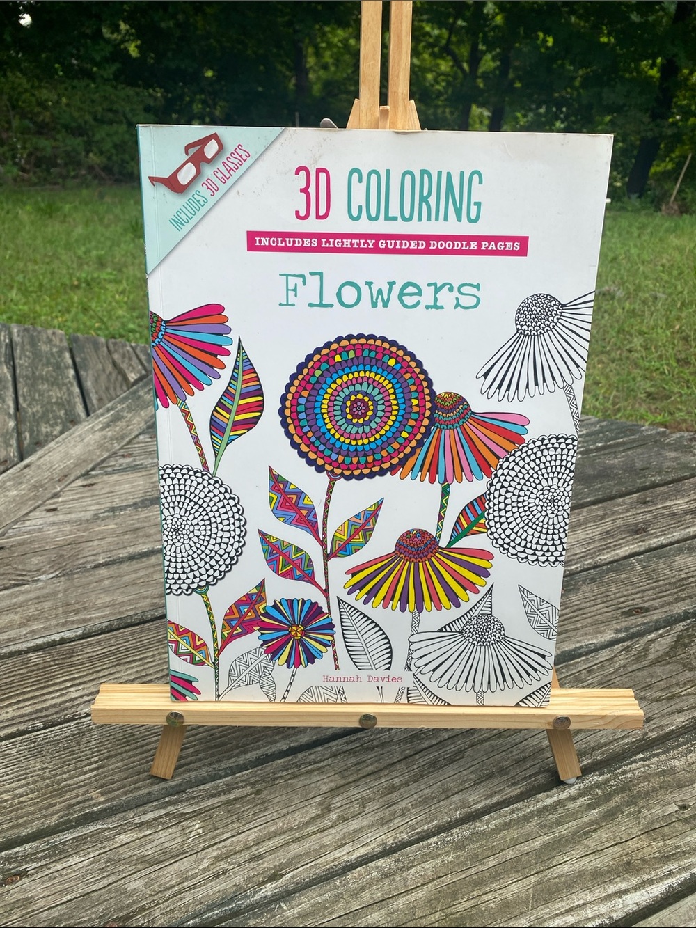 *$9 FINAL OFFER* 3D Coloring Book - Flowers